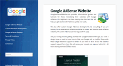 Desktop Screenshot of googleadsensewebsite.com