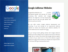 Tablet Screenshot of googleadsensewebsite.com